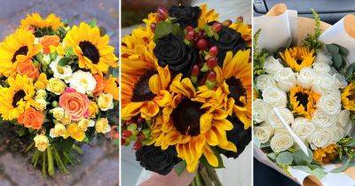 Sunflower and Rose Bouquet Meaning and Ideas - balconygardenweb.com