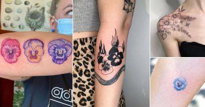 36 Pansy Flower Tattoo Meaning and Ideas - balconygardenweb.com