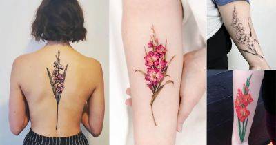 25 Gladiolus Flower Tattoo Meaning and Ideas - balconygardenweb.com