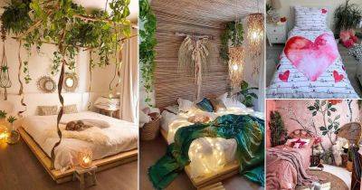 45 Beautiful Pictures of Romantic Bedroom Décor Ideas With Plant Theme - balconygardenweb.com