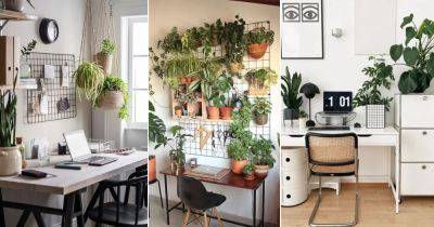 20 Fascinating Green Home Office Desk Ideas with Plants - balconygardenweb.com - state Washington