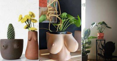 15 DIY Boob and Breast Planters - balconygardenweb.com