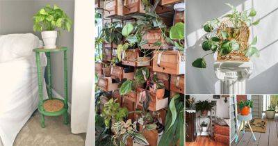 33 Cool DIY Antique and Vintage Plant Stand Ideas - balconygardenweb.com