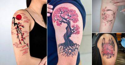 22 Cherry Blossom Tree Tattoo Ideas - balconygardenweb.com - Japan