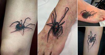 43 Black Widow Spider Tattoo Ideas - balconygardenweb.com